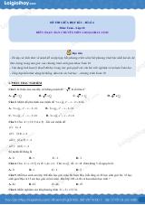Đề thi giữa kì 1 Toán 10 Chân trời sáng tạo - Đề số 4